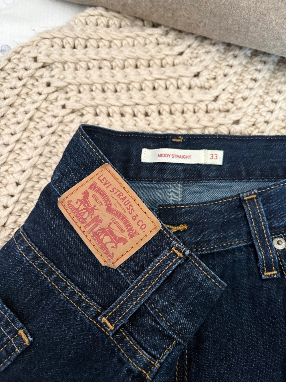 Levi's Middy Straight Men’s Jeans - Dark Indigo